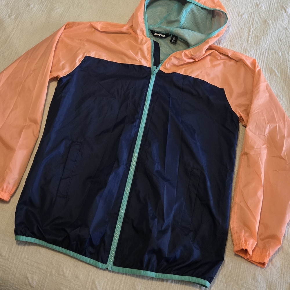 Lands' End Rain Jacket, Size XL